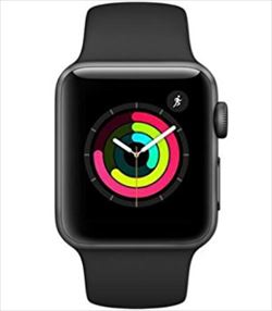 Apple Watch Series3 スペースグレイアルミニウムケースとブラックスポーツバンド アップルウォッチ シリーズ3 本体 (42mm, GPSモデル)