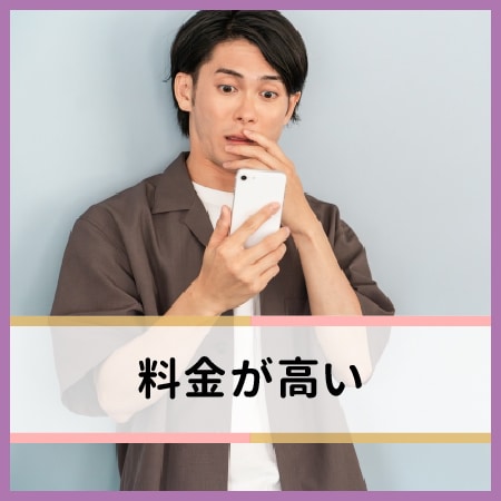 料金が高いアプリが多い