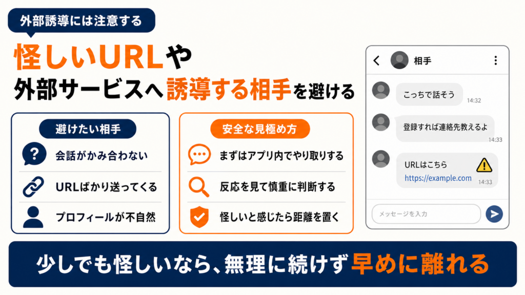 怪しいアカウントはさける
