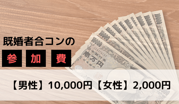 既婚者合コンサークルの平均参加費