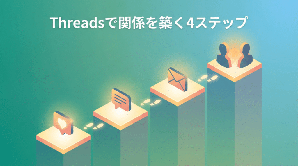 Threadsで自然な関係を築く4ステップ