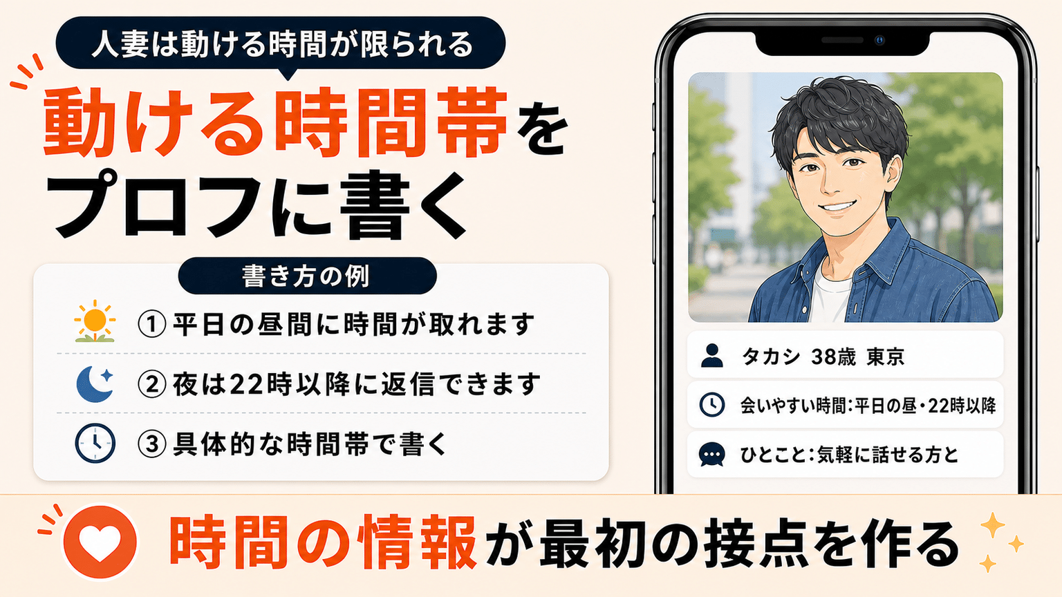 活動できる日時を記載する